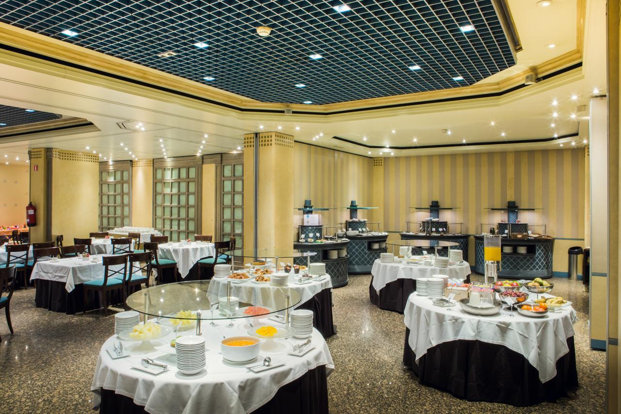 Hotel Palafox Zaragoza Luaran gambar The restaurant